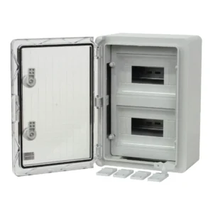 PANOU ABS IP65 200X300X150, USA TRANSP. + PLASTROANE