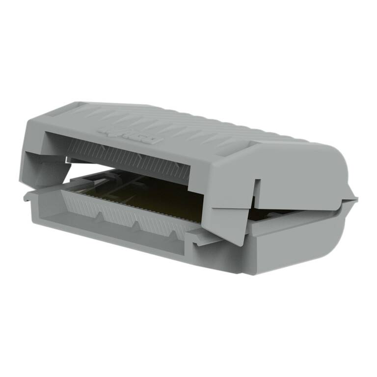 GELBOX DERIVATIE CABLURI PT. CONECTORI 221, 2273; MAX. 4MMP, 5 POLI, GRI - imagine 5