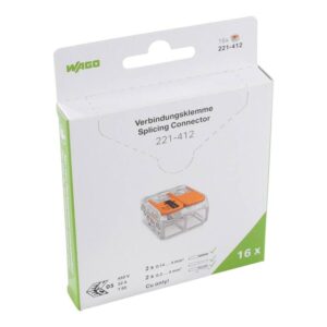 CONECTOR 2P, CONDUCTOR FLEXIBIL/RIGID, 0,5-4 MMP