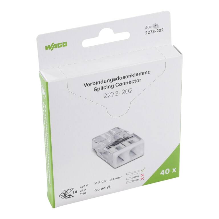 CONECTOR 2P, CONDUCTOR RIGID, 0,5-2.5 MMP