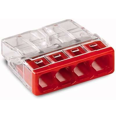 CONECTOR 4P, CONDUCTOR RIGID, 0,5-2.5 MMP