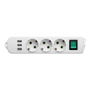 LETITIA BLOC PRELUNGITOR 3 USB 3P + INTRERUPATOR