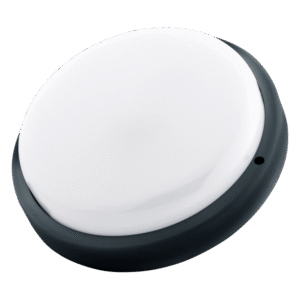LAMPA BAT LED IP54 18W 6500K, ROTUNDA, PT, CU SENZOR, NEAGRA