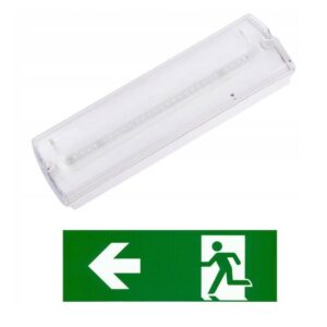LAMPA EMERGENTA IP65 3W 3H - SAGEATA STANGA