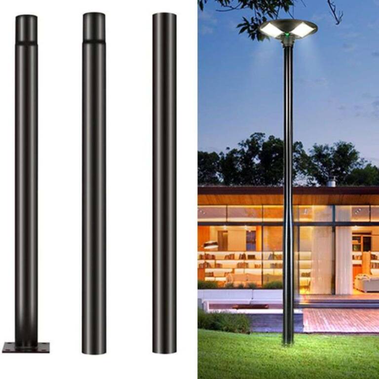 STALP METALIC PENTRU LAMPILE DE ILUMINAT SOLARE CU FLANSA 3M UFO - imagine 2