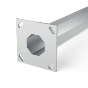 STALP GALVANIZAT 5M CU FLANSA + SISTEM FIXARE
