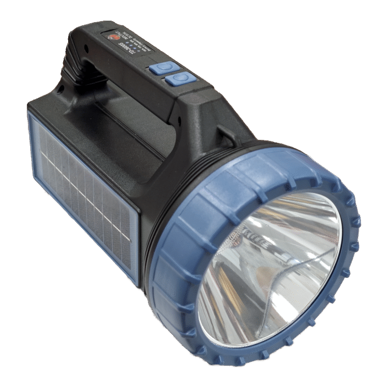 LANTERNA LED USB+SOLAR, 400lm, NEGRU/ALBASTRU - imagine 2