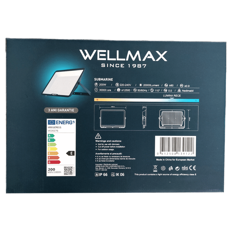 PROIECTOR LED SAMSUNG SUBMARIN 200W 6500K - imagine 3
