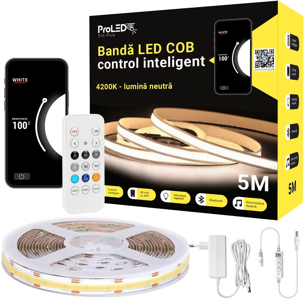 KIT BANDA LED COB 5M