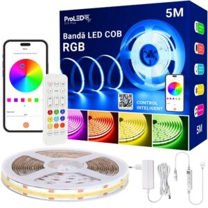 KIT BANDA LED COB 5M RGB